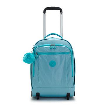 Kipling Gaze Large Metallic Rolling Rugzak Turquoise | NL 1399EB